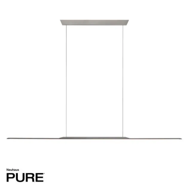 Neuhaus PURE® LED Pendelleuchte PURE Surface, platin (grau),160x25 höhenverstellbar