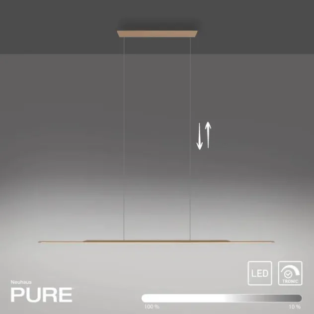 Neuhaus PURE® LED Pendelleuchte PURE Surface, bronce, 125x25 höhenverstellbar