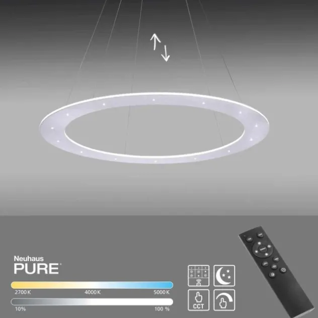 Neuhaus PURE® LED-Pendelleuchte PURE Cosmo, kreisrund, Lichtfarbensteuerung, dimmbar