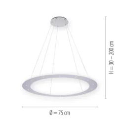 Neuhaus PURE® LED-Pendelleuchte PURE Cosmo, kreisrund, Lichtfarbensteuerung, dimmbar