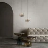 Neuhaus PURE® LED Pendelleuchte PURE Falling Rings, bronce dark chrome