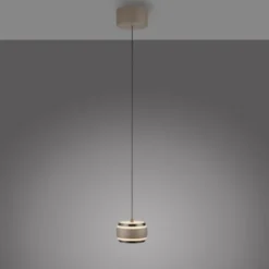 Neuhaus PURE® LED Pendelleuchte PURE Falling Rings, bronce dark chrome