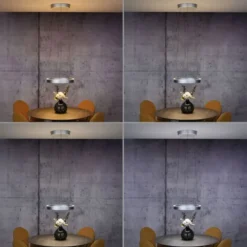 Neuhaus PURE® LED Pendelleuchte PURE E-Clipse stone (alu)