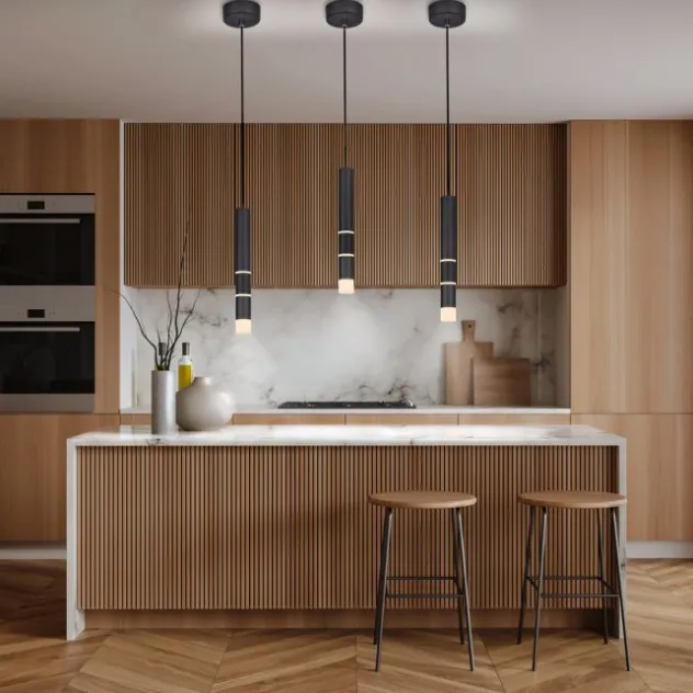 Neuhaus PURE® LED Pendelleuchte PURE Vega, schwarz, 1-flammig mit Lichtmodi