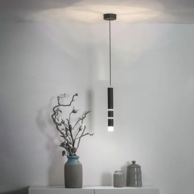 Neuhaus PURE® LED Pendelleuchte PURE Vega, schwarz, 1-flammig mit Lichtmodi