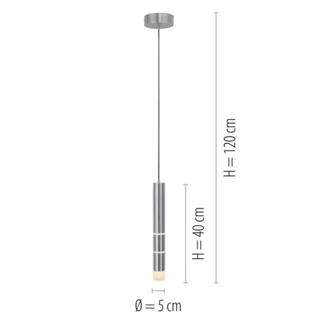 Neuhaus PURE® LED Pendelleuchte PURE Vega, Aluminium 1-flammig, mit Lichtmodi