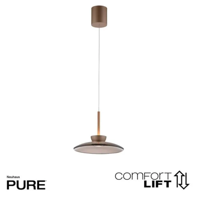 Neuhaus PURE® LED Pendelleuchte PURE Moon, bronce, höhenverstellbar