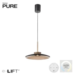 Neuhaus PURE® LED Pendelleuchte PURE E-Moon bronce, höhenverstellbar