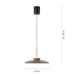 Neuhaus PURE® LED Pendelleuchte PURE E-Moon bronce, höhenverstellbar