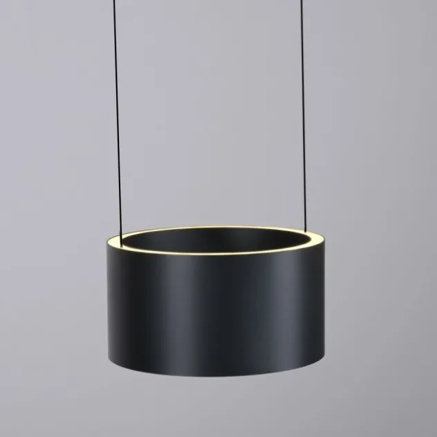 Neuhaus PURE® LED Pendelleuchte PURE Clipse, platin (grau), Fernbedienung, Comfort Lift