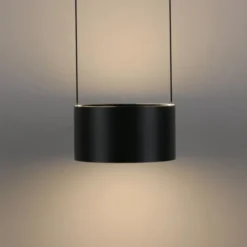Neuhaus PURE® LED Pendelleuchte PURE Clipse, platin (grau), Fernbedienung, Comfort Lift
