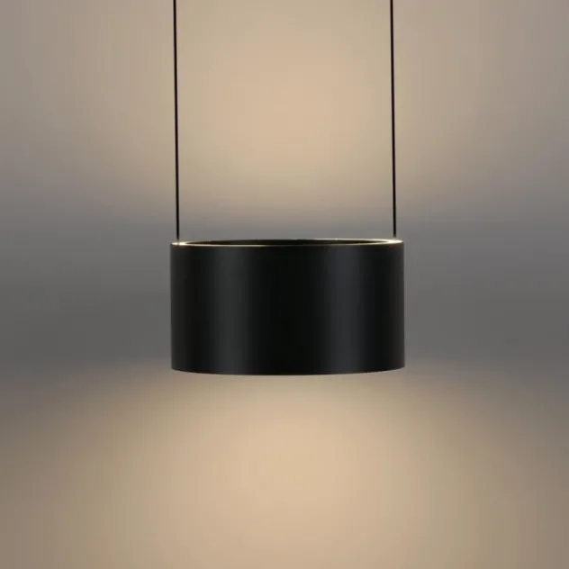 Neuhaus PURE® LED Pendelleuchte PURE Clipse, platin (grau), Fernbedienung, Comfort Lift