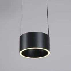 Neuhaus PURE® LED Pendelleuchte PURE Clipse, platin (grau), Fernbedienung, Comfort Lift
