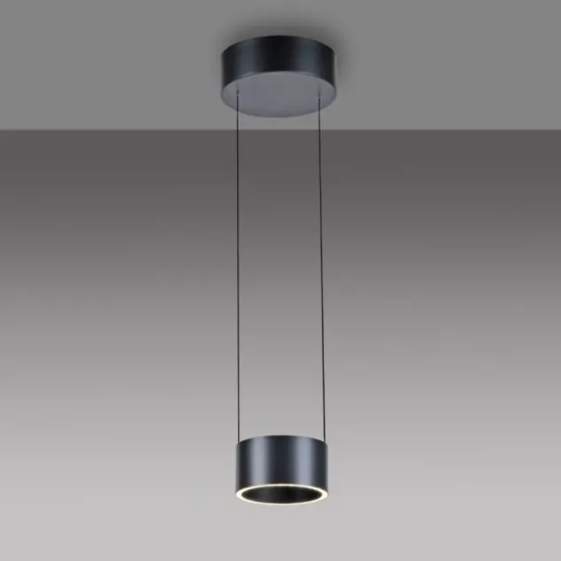 Neuhaus PURE® LED Pendelleuchte PURE Clipse, platin (grau), Fernbedienung, Comfort Lift