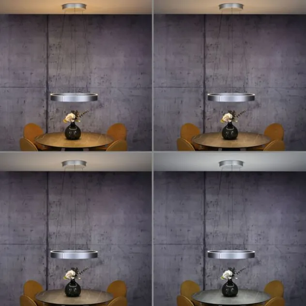Neuhaus PURE® LED Pendelleuchte PURE E-Clipse stone (alu)
