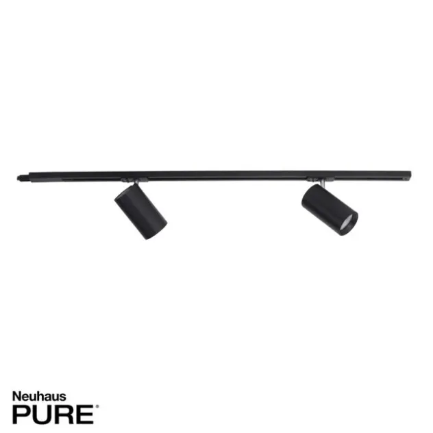 Neuhaus PURE® LED Schienenleuchte PURE Technik, schwarz, dimmbar, erweiterbar, drehbar