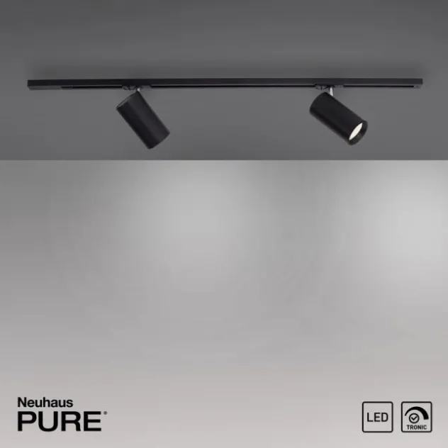 Neuhaus PURE® LED Schienenleuchte PURE Technik, schwarz, dimmbar, erweiterbar, drehbar