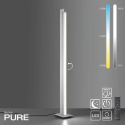 Neuhaus PURE® LED Stehleuchte PURE Lines Floor, diamond (alu) dimmbar