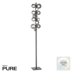 Neuhaus PURE® LED Stehleuchte PURE Popup platin (grau)