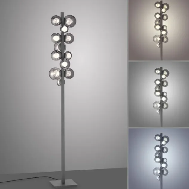Neuhaus PURE® LED Stehleuchte PURE Popup platin (grau)
