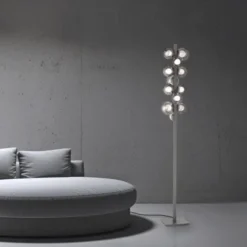 Neuhaus PURE® LED Stehleuchte PURE Popup platin (grau)