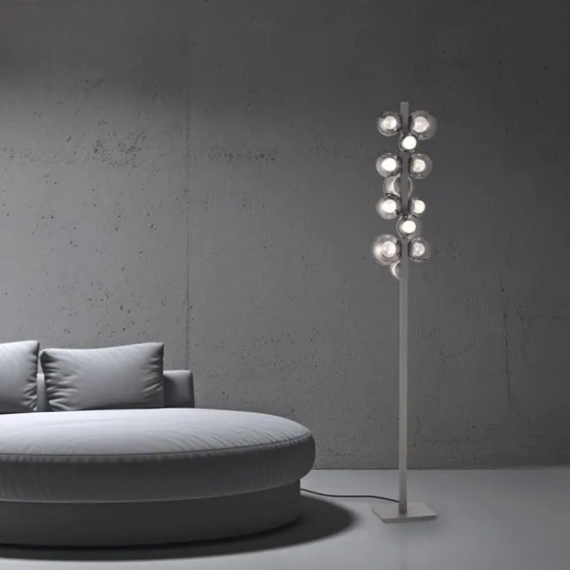 Neuhaus PURE® LED Stehleuchte PURE Popup platin (grau)