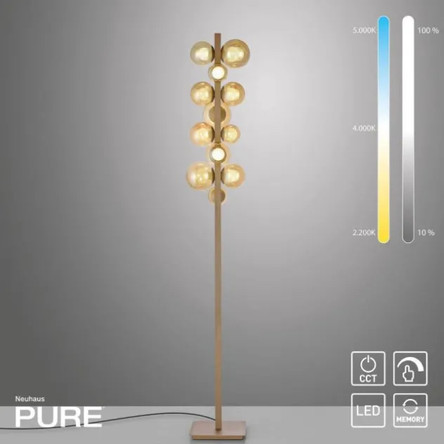 Neuhaus PURE® LED Stehleuchte PURE Popup bronce
