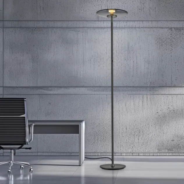 Neuhaus PURE® LED Stehleuchte PURE Vitrum platin (grau)