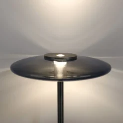 Neuhaus PURE® LED Stehleuchte PURE Vitrum platin (grau)