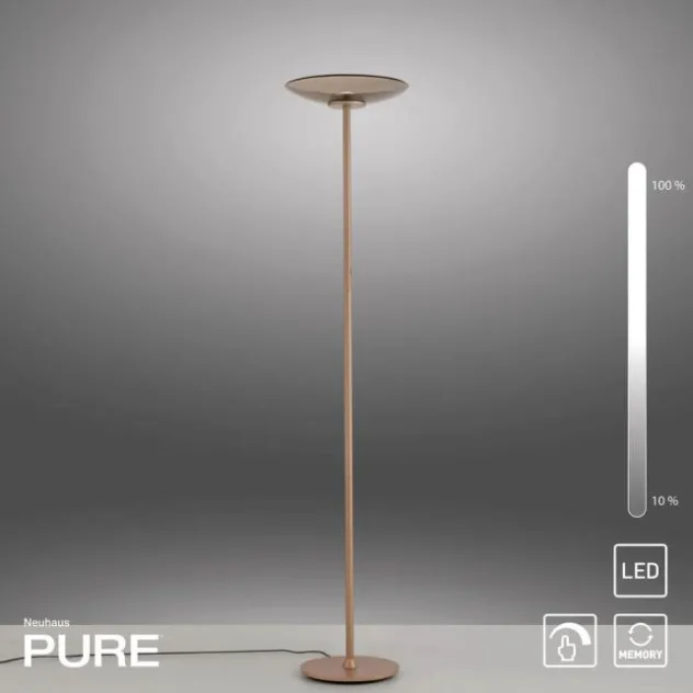 Neuhaus PURE® LED Stehleuchte Pure Moon bronce Touchdimmer