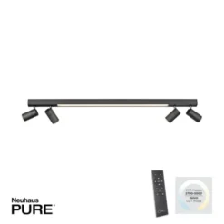 Neuhaus PURE® LED Strahler PURE Lines Spot, graphite, dimmbar, drehbar, CCT