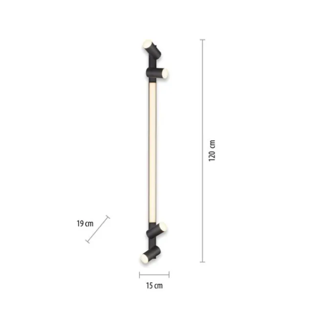 Neuhaus PURE® LED Strahler PURE Lines Spot, graphite, dimmbar, drehbar, CCT