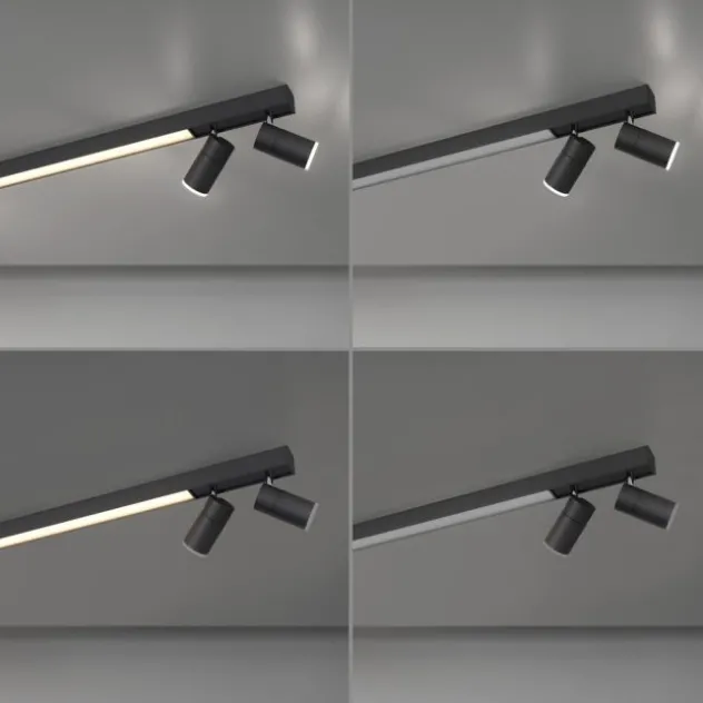 Neuhaus PURE® LED Strahler PURE Lines Spot, graphite, dimmbar, drehbar, CCT