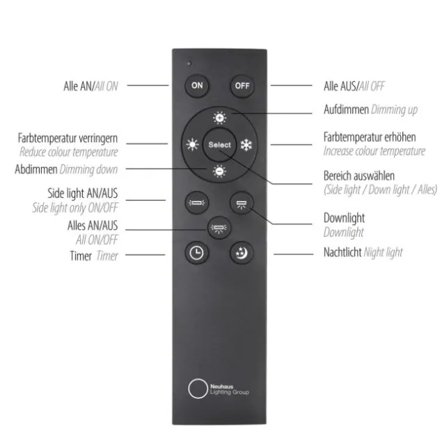 Neuhaus PURE® LED Strahler PURE Lines Spot, aluminium, dimmbar, drehbar, CCT