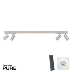 Neuhaus PURE® LED Strahler PURE Lines Spot, aluminium, dimmbar, drehbar, CCT