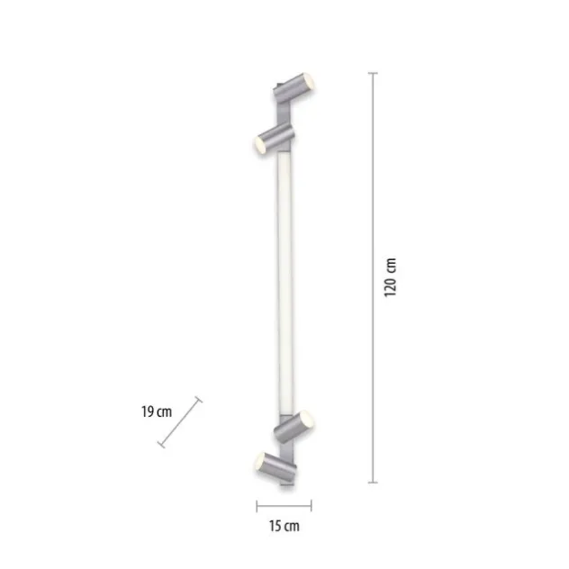Neuhaus PURE® LED Strahler PURE Lines Spot, aluminium, dimmbar, drehbar, CCT
