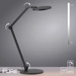 Neuhaus PURE® LED Tischlampe PURE Luxon, black pearl
