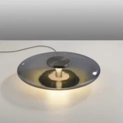 Neuhaus PURE® LED Tischleuchte PURE Vitrum platin (grau)
