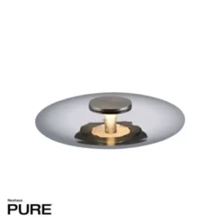 Neuhaus PURE® LED Tischleuchte PURE Vitrum platin (grau)