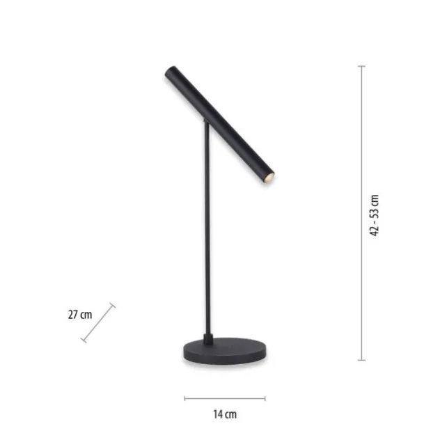 Neuhaus PURE® LED Tischleuchte PURE Tutua schwarz
