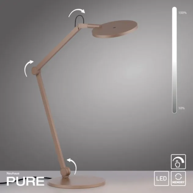 Neuhaus PURE® LED Tischleuchte PURE Luxon, bronce