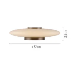 Neuhaus PURE® LED Tischleuchte PURE Vitrum, dark-metal-brown