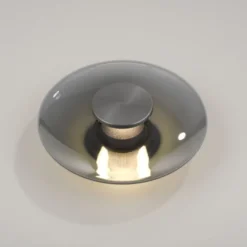Neuhaus PURE® LED Wand-Deckenleuchte PURE Vitrum, grau, Tronicdimmer