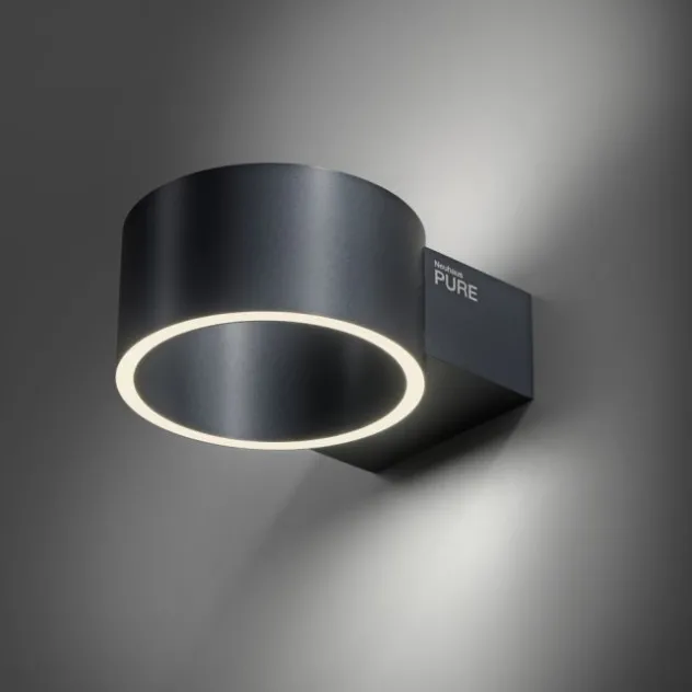 Neuhaus PURE® LED Wandleuchte PURE Clipse mystic grey Tronicdimmer