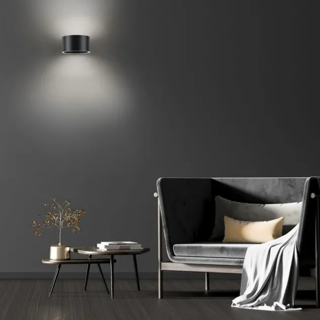 Neuhaus PURE® LED Wandleuchte PURE Clipse mystic grey Tronicdimmer