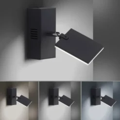 Neuhaus PURE® LED Wandleuchte PURE Mira black pearl 1 flammig drehbar dimmbar