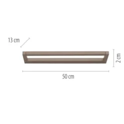 Neuhaus PURE® LED Wandleuchte PURE Puro bronce drehbar Touchdimmer