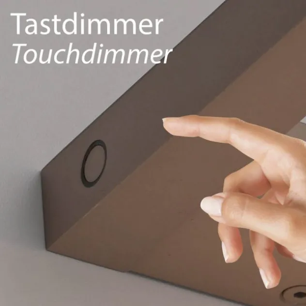 Neuhaus PURE® LED Wandleuchte PURE Puro bronce drehbar Touchdimmer