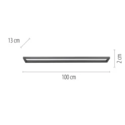 Neuhaus PURE® LED Wandleuchte PURE Puro platin Touchdimmer