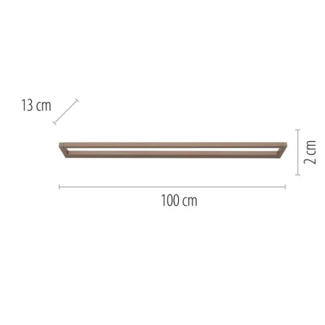 Neuhaus PURE® LED Wandleuchte PURE Puro bronce Touchdimmer drehbar